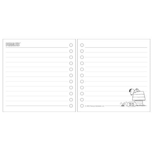 PEANUTS SNOOPY SQUARE SIDE-BOUND NOTE