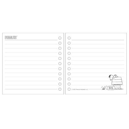 PEANUTS SNOOPY SQUARE SIDE-BOUND NOTE