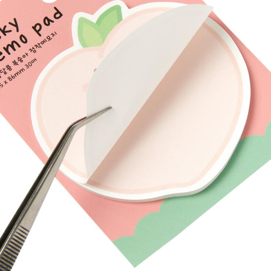 Peach Sticky Memo Pad