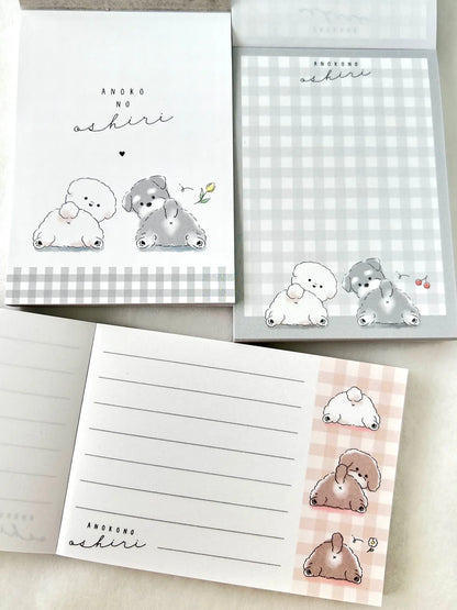Puppy Dog Poodle Mini Notepad