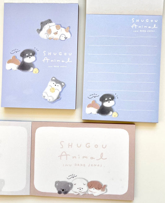 Q-Lia Shugou Puppy Dogs Mini Notepad
