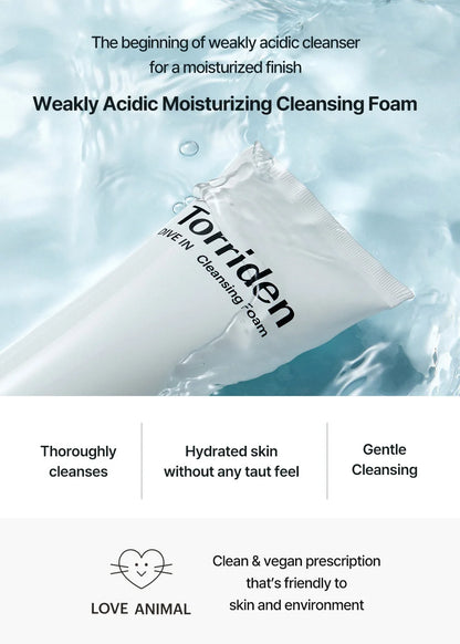 [Torriden] DIVE-IN Low Molecular Hyaluronic Acid Cleansing Foam