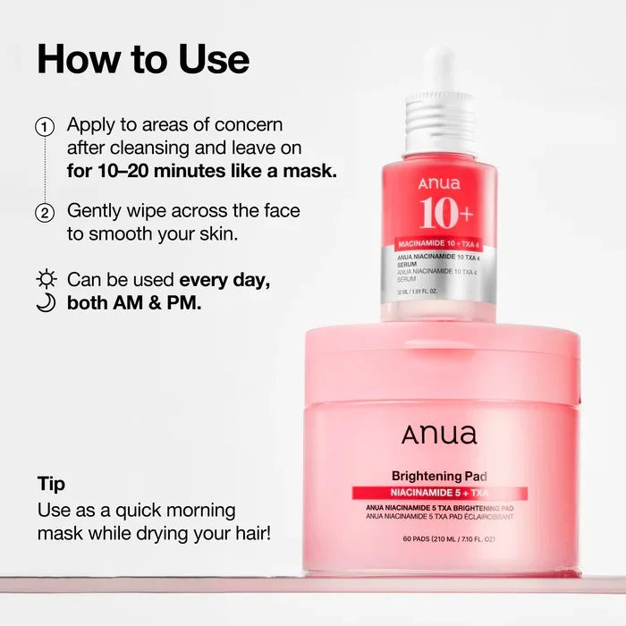 [ANUA] Niacinamide 5 TXA Brightening Pad