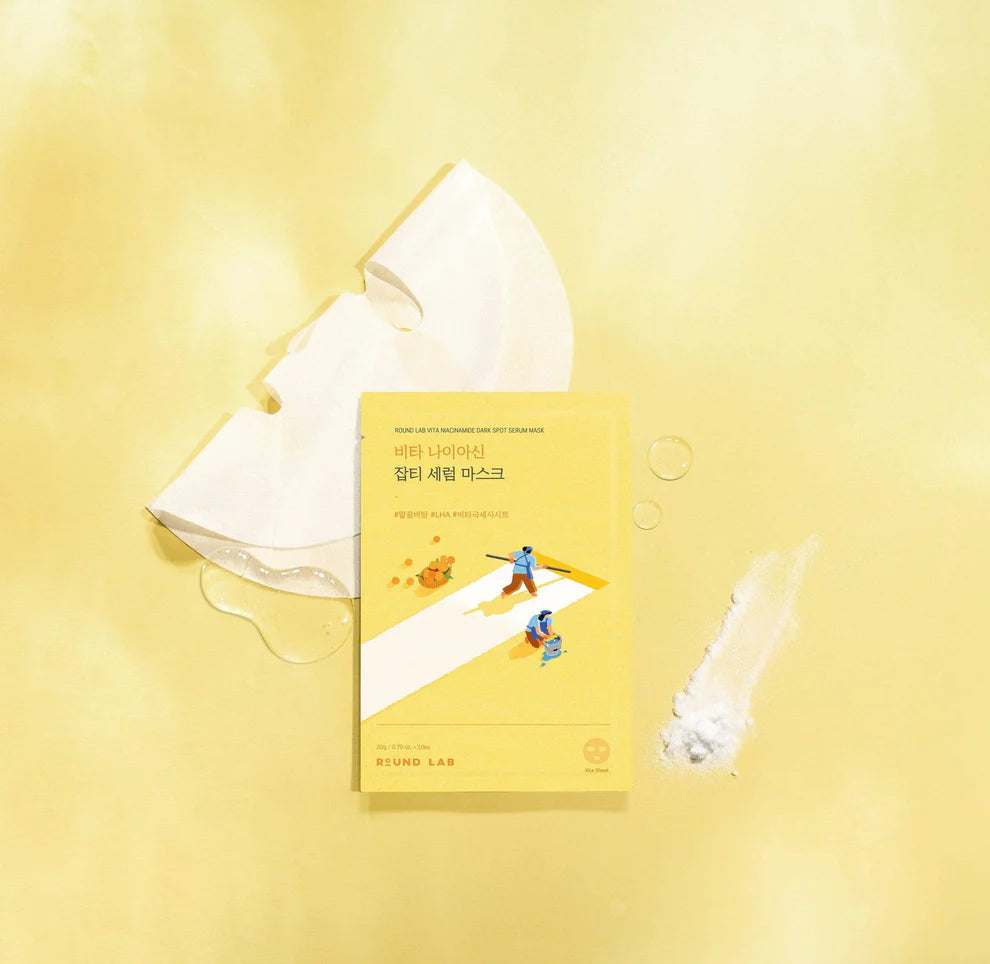 [Round Lab] Vita Niacinamide Dark Spot Serum Mask 10pc