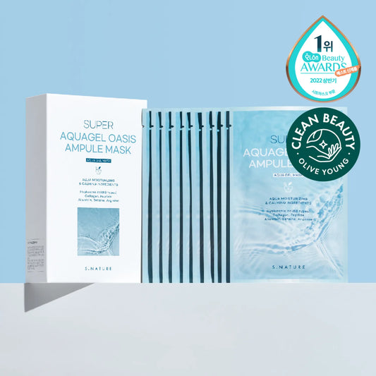 [S.Nature] Super Aqua Gel Oasis Ampoule Mask Sheet 10P