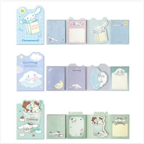 SANRIO 4-SIDED STICKY MEMO PAD - CINNAMOROLL