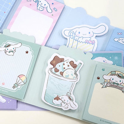 SANRIO 4-SIDED STICKY MEMO PAD - CINNAMOROLL