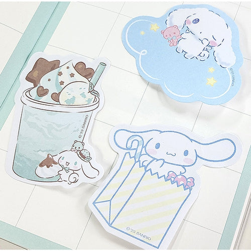 SANRIO 4-SIDED STICKY MEMO PAD - CINNAMOROLL