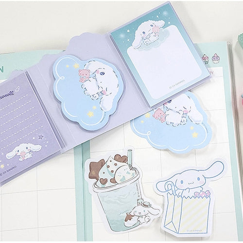 SANRIO 4-SIDED STICKY MEMO PAD - CINNAMOROLL