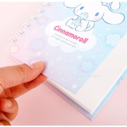 SANRIO CHARACTERS B6 SPRING NOTEBOOK - CINNAMOROLL
