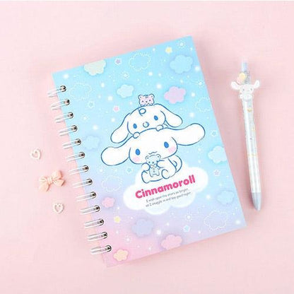 SANRIO CHARACTERS B6 SPRING NOTEBOOK - CINNAMOROLL