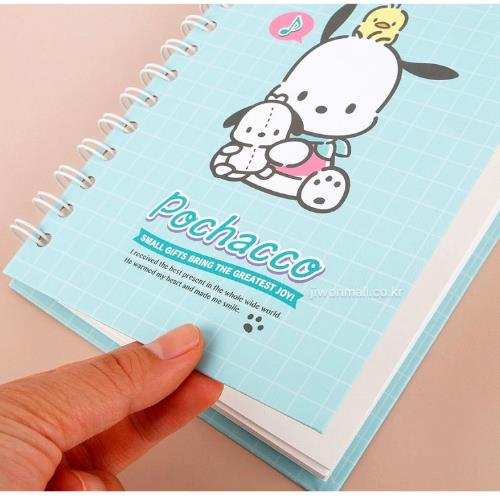 SANRIO CHARACTERS B6 SPRING NOTEBOOK - POCHACCO