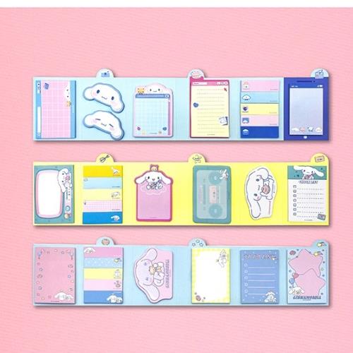 SANRIO FOLDING STICKY NOTEBOOK - CINNAMOROLL
