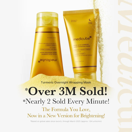 [MEDICUBE] Kojic Acid Turmeric Night Wrapping Mask