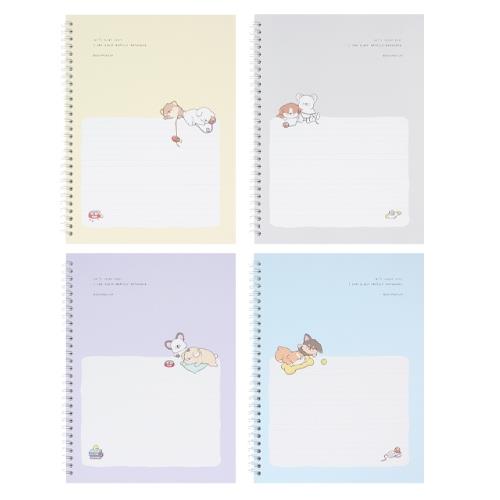 SLEEPING DOG HARD COVER NOTEBOOK