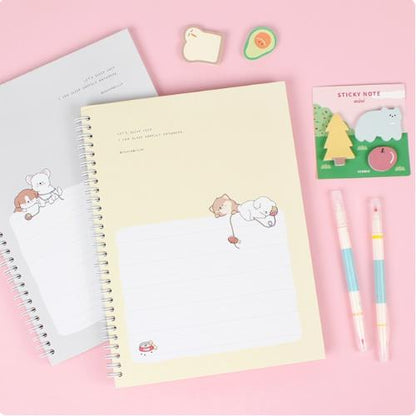 SLEEPING DOG HARD COVER NOTEBOOK