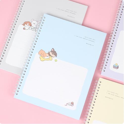 SLEEPING DOG HARD COVER NOTEBOOK