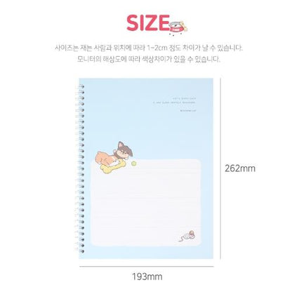 SLEEPING DOG HARD COVER NOTEBOOK