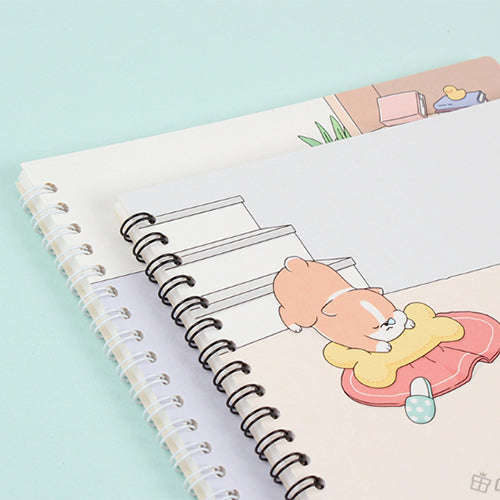 SLEEPING DOG IVORY NOTEBOOK