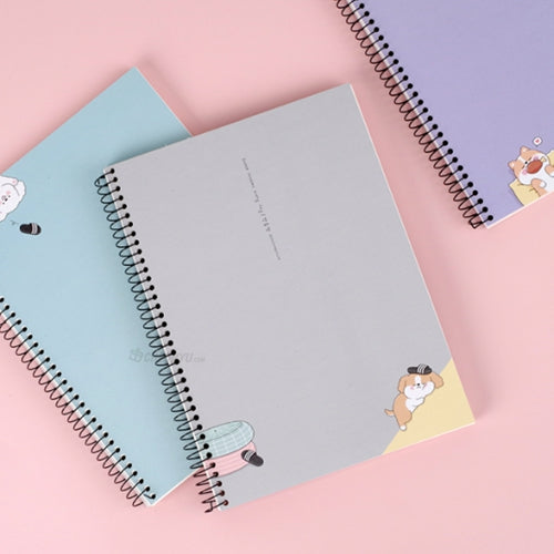 SLEEPING DOG LEFT BOUNDED UNRULED NOTEBOOK