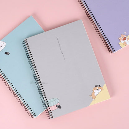 SLEEPING DOG LEFT BOUNDED UNRULED NOTEBOOK