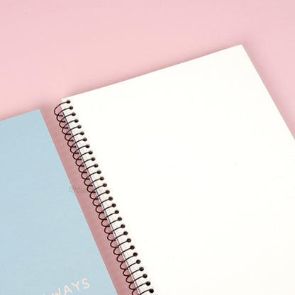 SLEEPING DOG LEFT BOUNDED UNRULED NOTEBOOK
