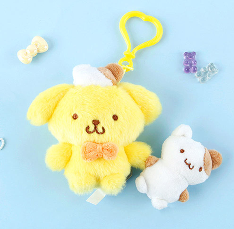 Sanrio Friends Picnic Bag Charm-PomPom