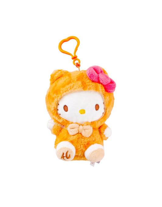 Sanrio Hello Kitty Leopard Print Hoodie Keyring