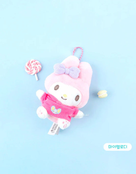 Sanrio My Melody Hoodie Keyring 8cm