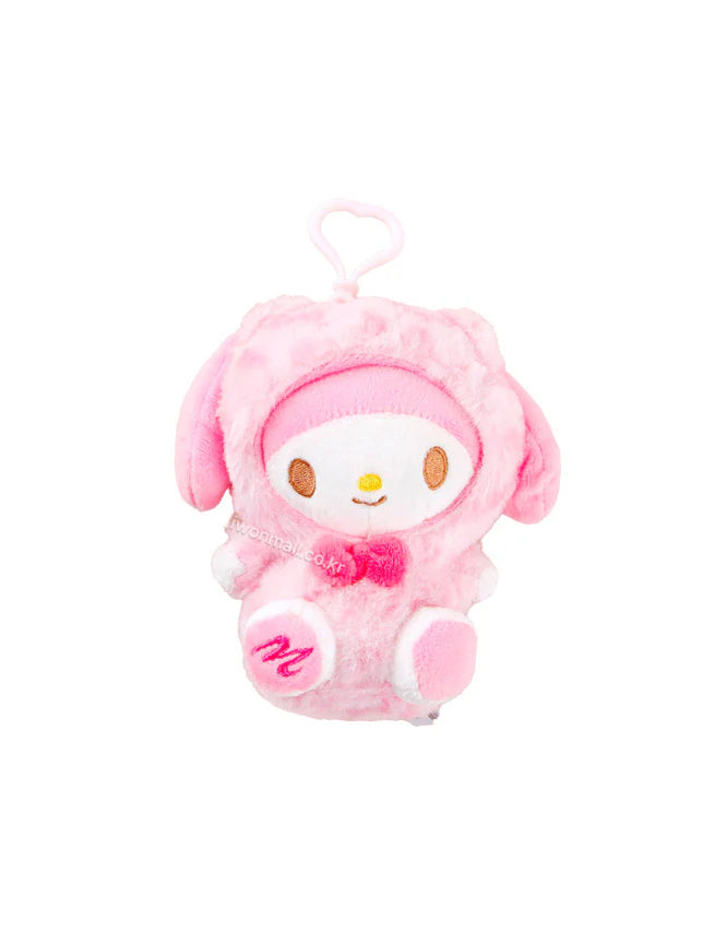 Sanrio My Melody Leopard Print Hoodie Keyring