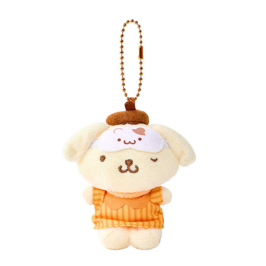 Sanrio Pompompurin Pajama Keyring 8cm