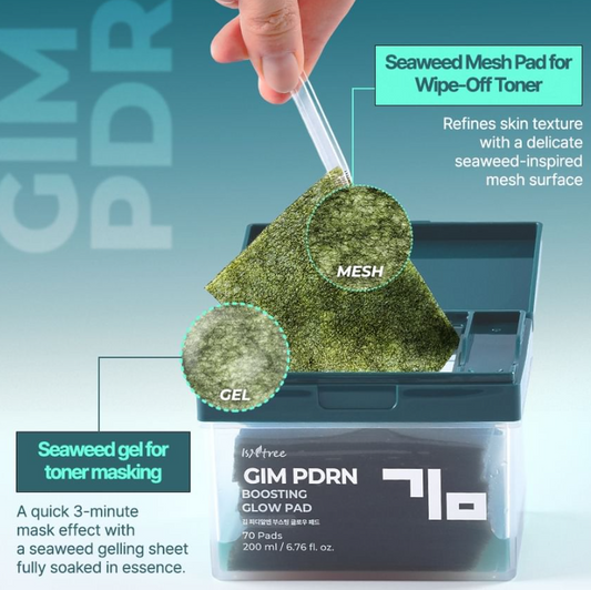 [ISNTREE]Gim PDRN Boosting Glow Pad (70ea)