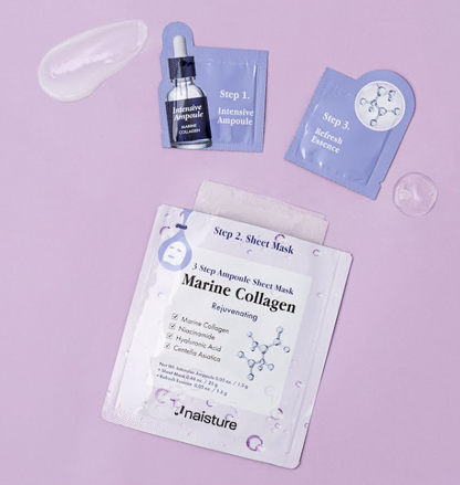 Naisture 3 Step Marine Collagen Ampoule Sheet Mask (1pc)