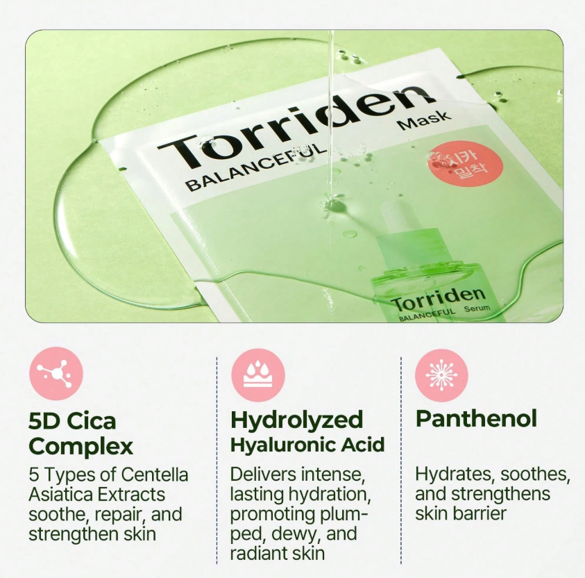 [TORRIDEN] Balanceful Cica Mask Pack 1 Sheet