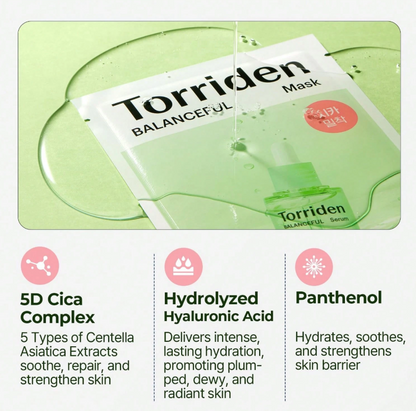 [TORRIDEN] Balanceful Cica Mask Pack 1 Sheet