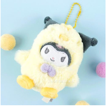 SANRIO CHICK COSTUME BACKPACK KEYCHAIN - KUROMI 8CM