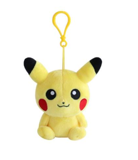 POKEMON CUTIE POP PLUSH BACKPACK KEYCHAIN - PIKACHU 11CM