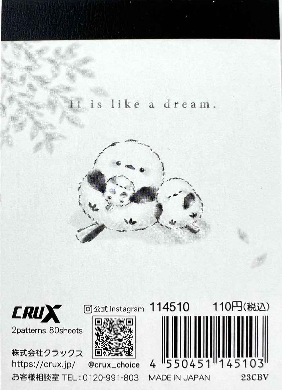 Snow Birds Moon Mini Notepad