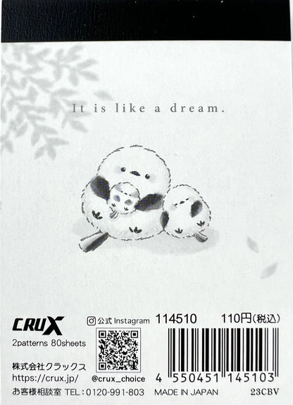 Snow Birds Moon Mini Notepad
