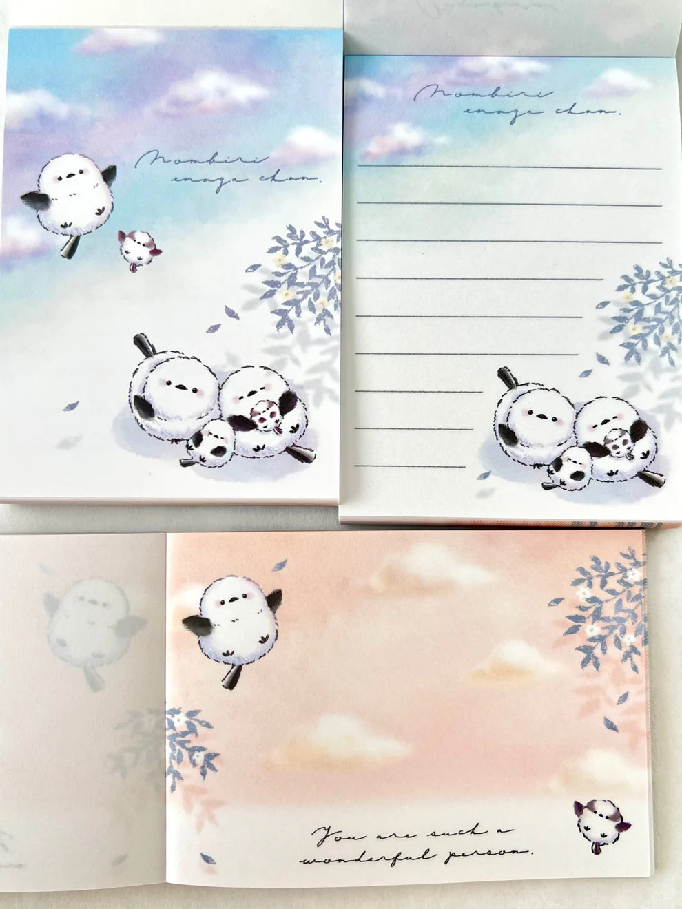Snow Birds Sunrise Mini Notepad