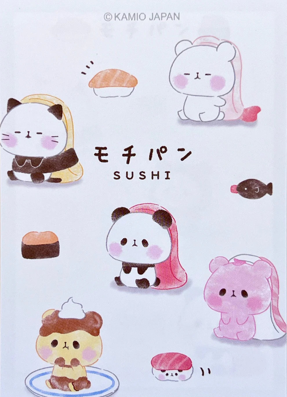 Sushi Animals Mini Notepad