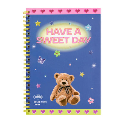 Sweet Bear Spiral Notebook