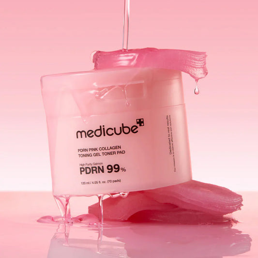 [MEDICUBE] PDRN Pink Collagen Toning Gel Toner Pad