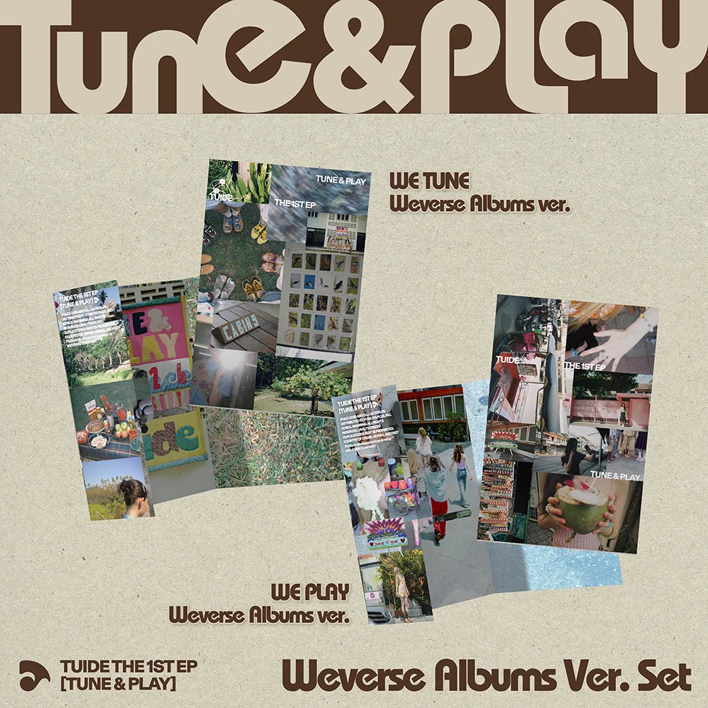 TUIDE (튜이드) The 1st EP Album - [TUNE & PLAY] (Weverse Albums ver.)