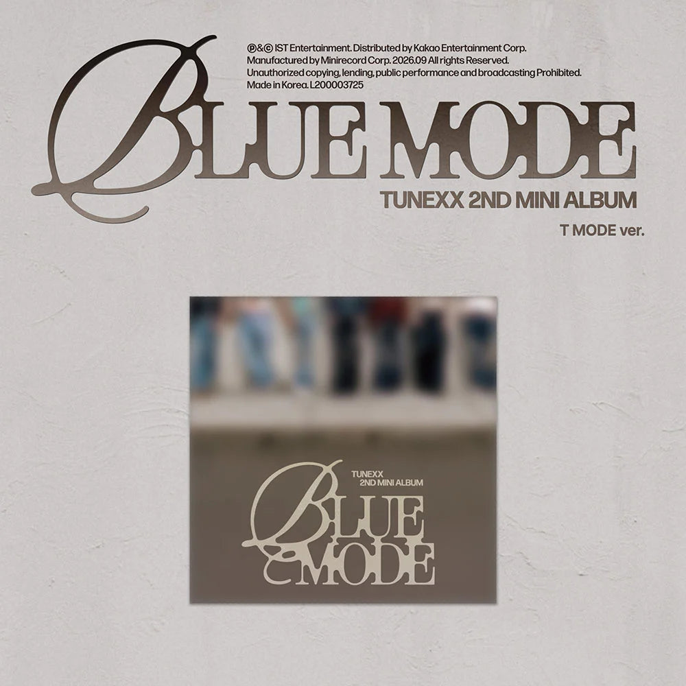 TUNEXX (튜넥스) 2nd Mini Album - [BLUE MODE] (T MODE ver.)