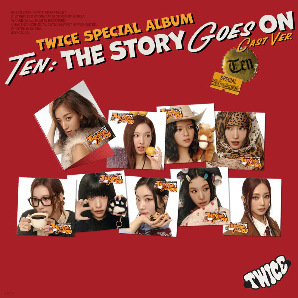 TWICE (트와이스) Special Album - [TEN: The Story Goes On] (Cast Ver.)