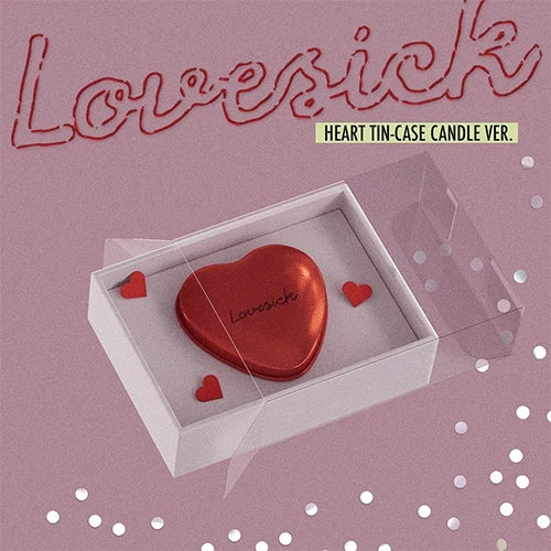 [PRE-ORDER] CHAERYEONG (채령) 1st Mini Album - [LOVESICK] (Heart Tin-Case Candle Ver.)