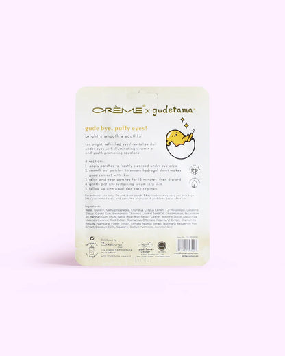 [The Crème Shop] X Gudetama Gude Bye, Puffy Eyes Patches