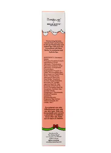 [The Crème Shop] X Hello Kitty Moisture Remedy Lip Balm with Shea Butter Apple Cider