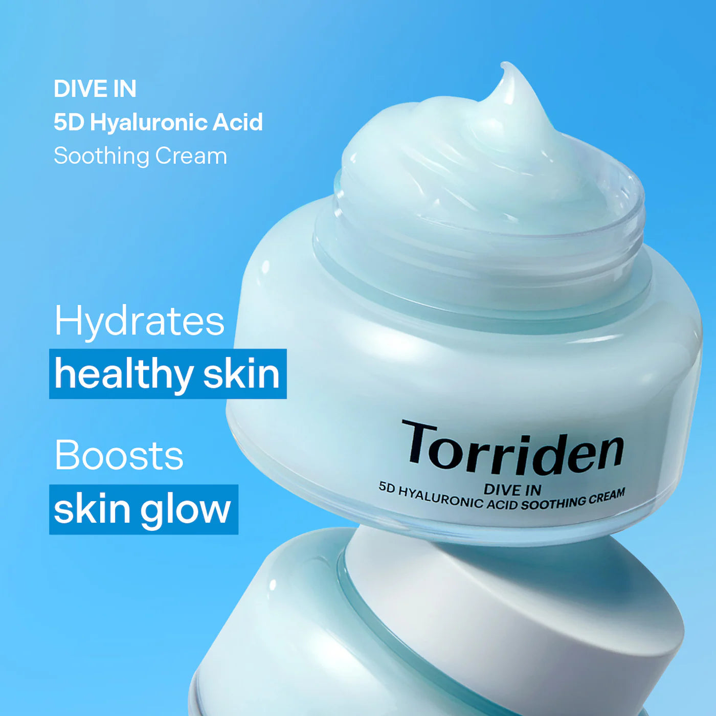 [Torriden] DIVE IN 5D Hyaluronic Acid Soothing Cream for Sensitive Skin Moisture & Relief